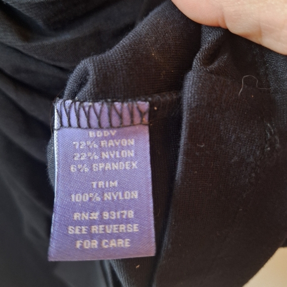 Vivienne Tam Mock Neck Long Sleeve Draping Black Zip Mini Dress Womens Size S - Picture 5 of 6